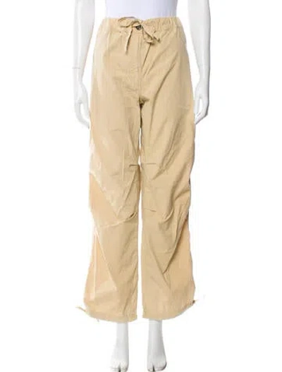 Pre-owned Ganni Wide Leg Pants W/ Tags In Neutral
