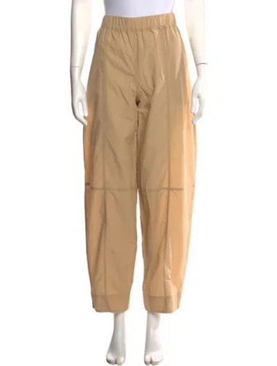 Pre-owned Ganni Wide Leg Pants W/ Tags In Neutral