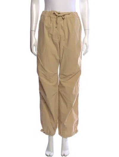 Pre-owned Ganni Wide Leg Pants W/ Tags In Neutrals