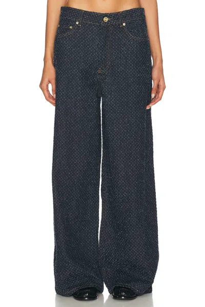 Ganni Wide Leg In Rinse