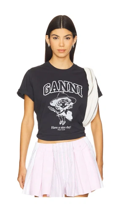 GANNI WITCH RELAXED T-SHIRT