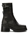 Ganni Woman Ankle Boots Black Size 8 Textile Fibers