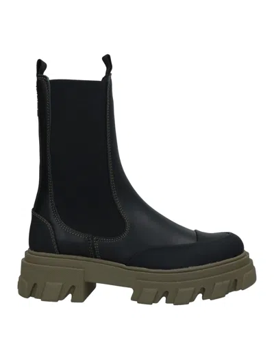 Ganni Ankle Boots In Black