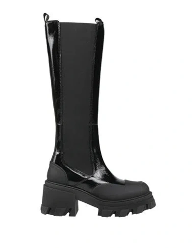 Ganni Woman Boot Black Size 8 Leather