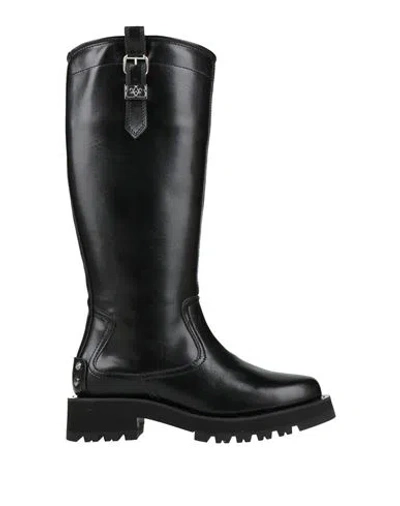 Ganni Woman Boot Black Size 9 Synthetic Material