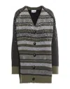 Ganni Cardigans In Green