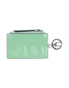 Ganni Woman Coin Purse Light Green Size - Recycled Leather