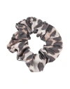 GANNI GANNI WOMAN HAIR ACCESSORY LIGHT GREY SIZE - POLYESTER, RECYCLED POLYESTER