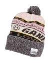 Ganni Graphic Wool Beanie In Pink