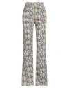 Ganni Woman Jeans Beige Size 25 Organic Cotton, Elastane In Beige