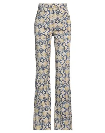 Ganni Woman Jeans Beige Size 25 Organic Cotton, Elastane