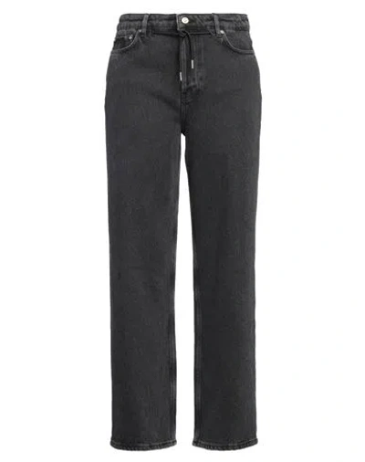 Ganni Woman Jeans Black Size 30 Organic Cotton