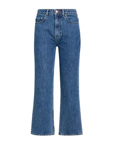 Ganni Woman Jeans Blue Size 32 Organic Cotton