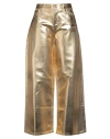 Ganni Woman Jeans Gold Size 28 Organic Cotton