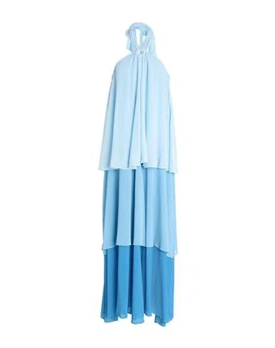 Ganni Woman Maxi Dress Light Blue Size 6 Recycled Polyester