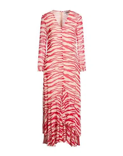 Ganni Woman Maxi Dress Red Size 4 Viscose