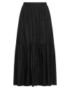 Ganni Woman Maxi Skirt Black Size 8/10 Organic Cotton