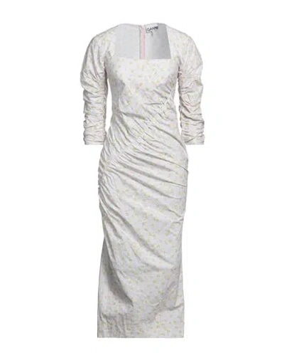 Ganni Woman Midi Dress Light Pink Size 0 Organic Cotton
