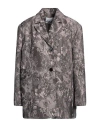 Ganni Woman Overcoat & Trench Coat Antique Rose Size S/m Recycled Polyester, Polyester, Elastane In Pink