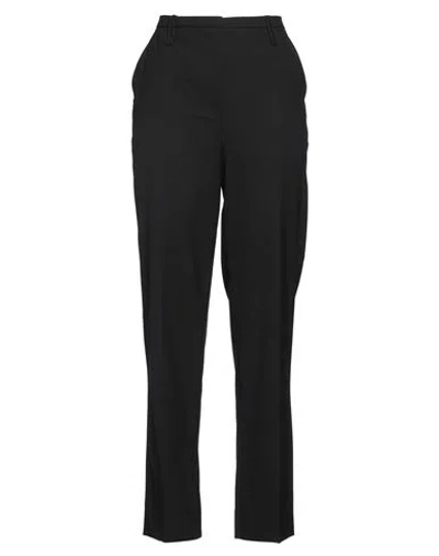 Ganni Woman Pants Black Size 4 Ecovero Viscose, Recycled Polyester, Elastane, Polyester