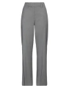 Ganni Woman Pants Grey Size 8/10 Ecovero Viscose, Recycled Polyamide, Elastane, Polyester In Grey
