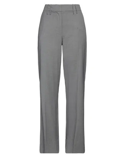 Ganni Woman Pants Grey Size 8/10 Ecovero Viscose, Recycled Polyamide, Elastane, Polyester