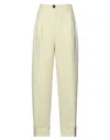 Ganni Pants In Yellow