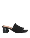 Ganni Smock 65mm Kitten-heel Mules In Black
