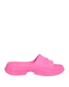 Ganni Woman Sandals Pink Size 7 Rubber