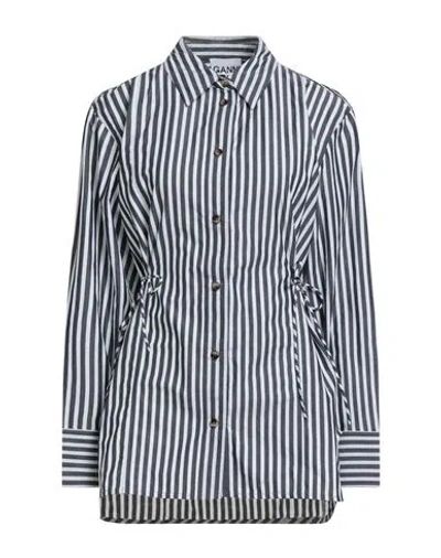 Ganni Woman Shirt Black Size 6 Organic Cotton