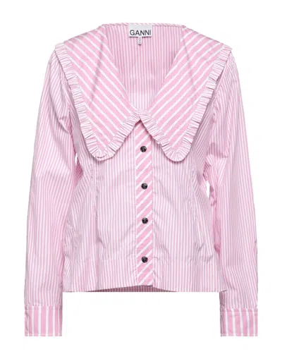 Ganni Shirts In Pink