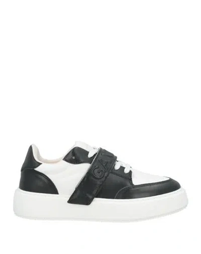 Ganni Woman Sneakers Black Size 8 Textile Fibers