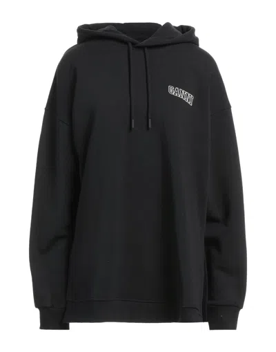 Ganni Sweatshirts In Black