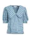 Ganni Blouses In Blue