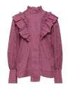Ganni Blouses In Pink