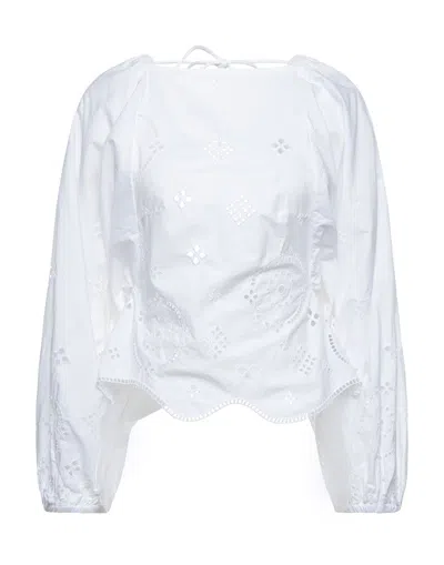 Ganni Shirts In White