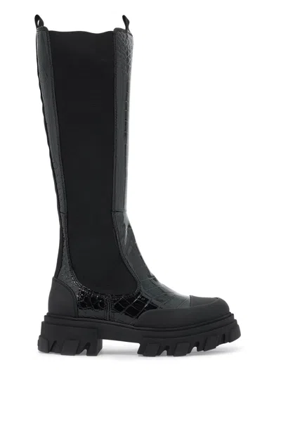 GANNI GANNI WOMEN ANKLE BOOTS WITH ELASTIC\N\NCHELSEA