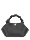 Ganni 'bou' Grey Handbag With Adjustable And Removable Shoulder Strap