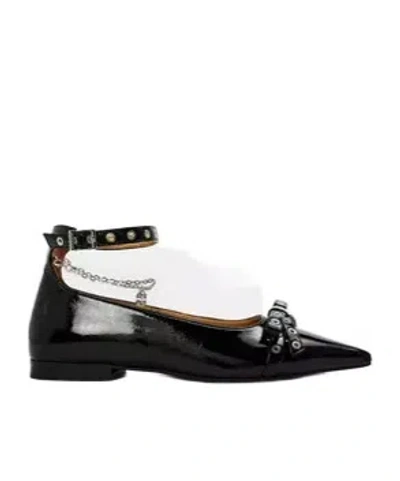 Ganni Women's Ballet Pumps In Black