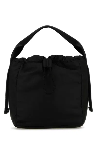Ganni Women Black Polyester Handbag