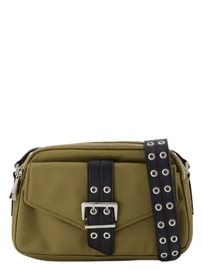 Ganni Women's Bucky Camera Bag Crossbody In Green