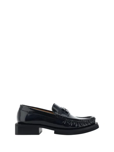 Ganni Women Butterfly Loafers In Black