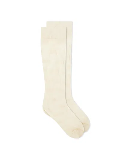 Ganni Women Butterfly" Socks In Cream