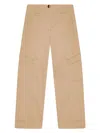 Ganni Mid-rise Cargo Trousers In Tigerseye