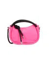 Ganni Women's Contrast Strap Shoulder Bag In Sugar Plum