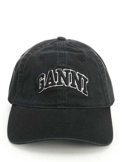 GANNI GANNI WOMEN COTTON HAT