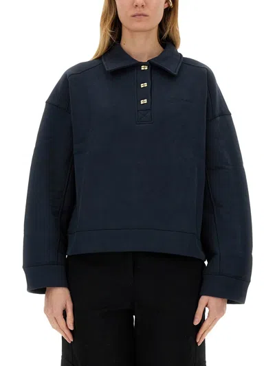 GANNI GANNI WOMEN COTTON POLO