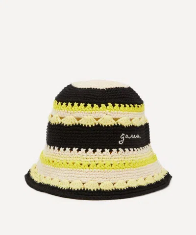 Ganni Women's Crochet Bucket Hat