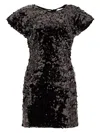 Ganni Sequined Velvet Mini Dress