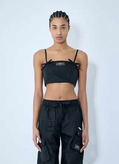 GANNI GANNI WOMEN DUCHESSE STRAP TOP
